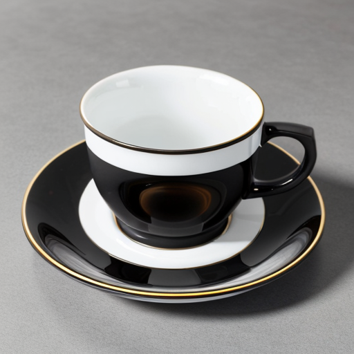 12 piece cup and saucer set for kitchen use.