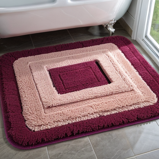 bathmat set with two pieces - perfect for your bathroom decor