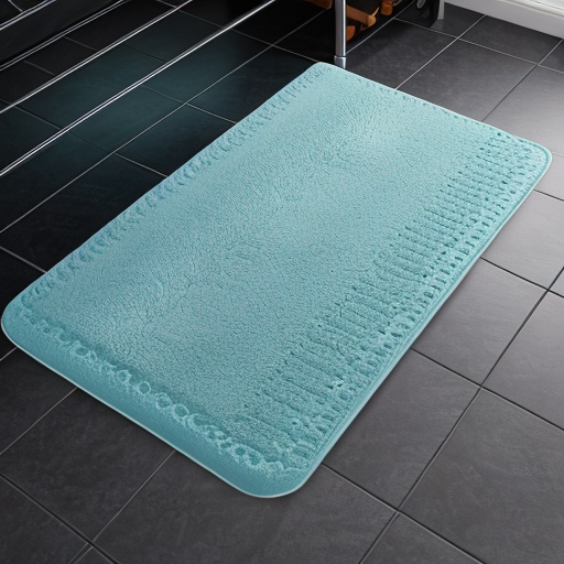 2pc memory foam bath mat set - Soft and absorbent memory foam bath mats for a luxurious bathing experience. Great for adding comfort and style to your bathroom decor.