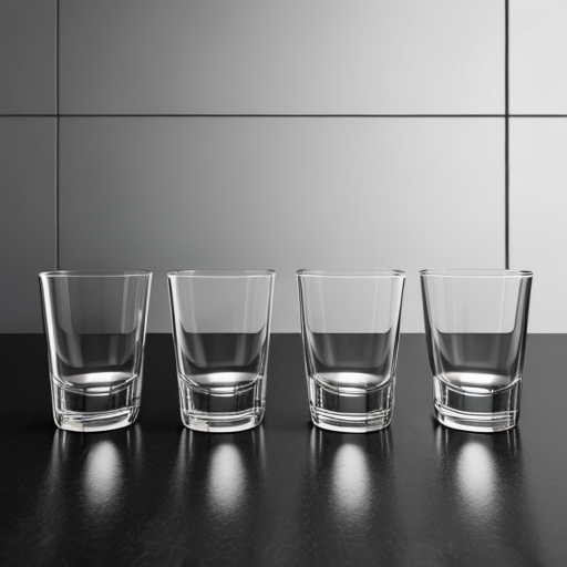 4pc drinking glass hw04793 - Kitchen drinking glass set of 4 pieces