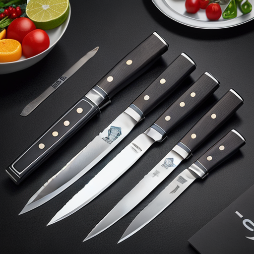 6pc knife set kitchen knife set  Stylish and durable 6 piece knife set for your kitchen needs.