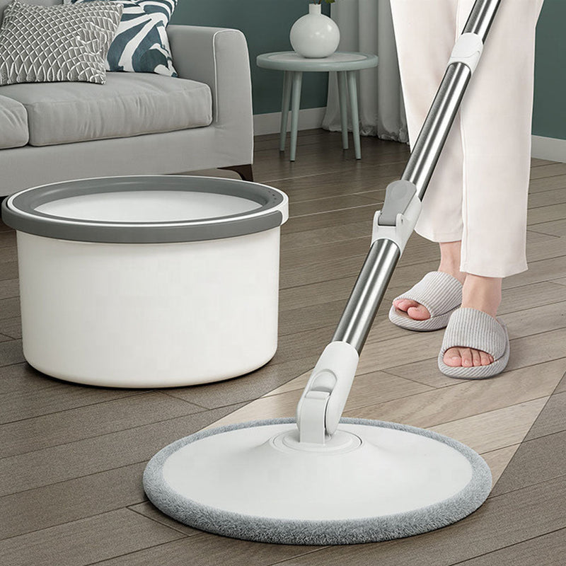 white spin easy mop