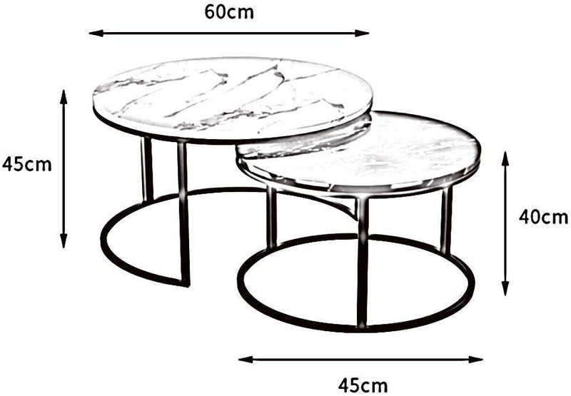 coffee table 77.1 x 35.8 x 35.4"