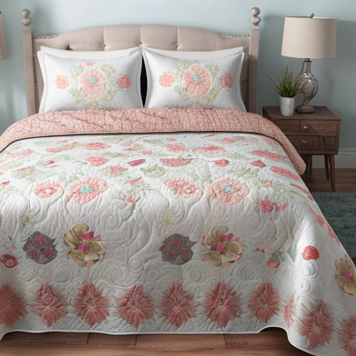 bh 3pc quilt queen l23-bd241q bed Bedspread