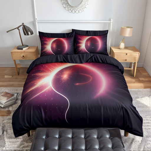 bed Duvet Cover - Luxurious Black Duvet Cover for a Cozy Bedroom