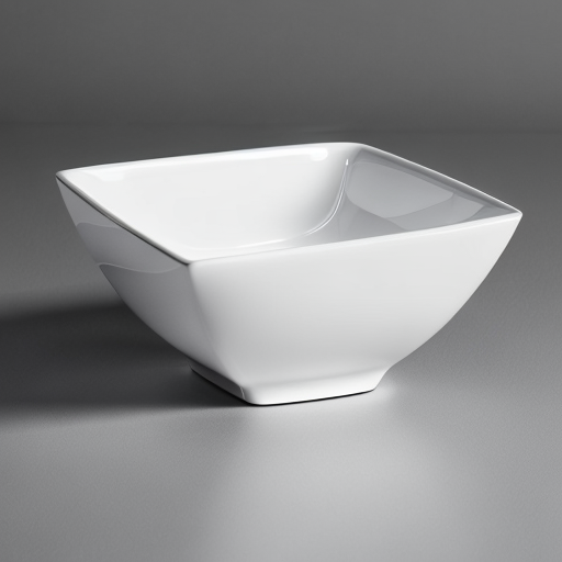 kitchen bowl white square bowl 5.5square white 075770