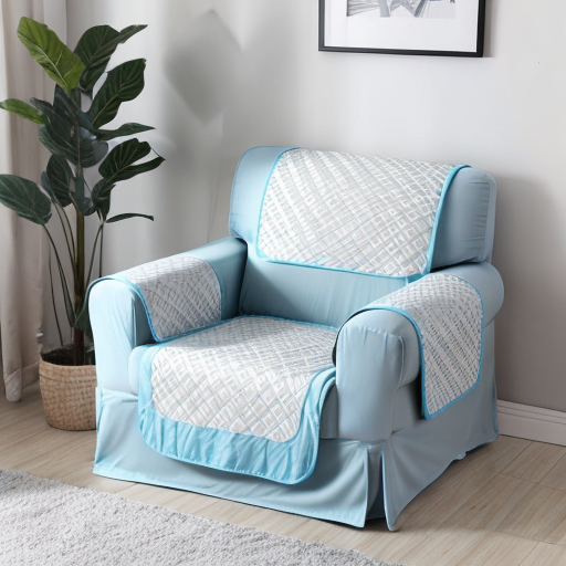 Stylish chair cover for bed and sofa protection.