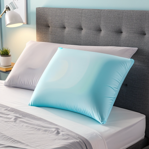 cooling gel pillow bed pillow  A comfortable cooling gel pillow perfect for a good night's sleep.