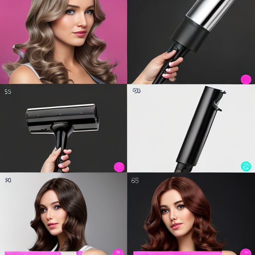 electronics hair straightener curling iron for perfect curls and sleek hair styling