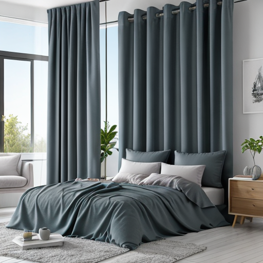 bed curtain for a cozy bedroom atmosphere