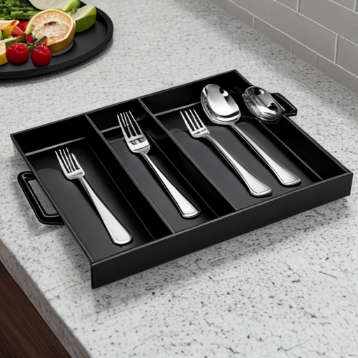 kitchen cutlery tray for organized storage