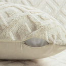 luxury short faux wool cushion cover 18 x 18"