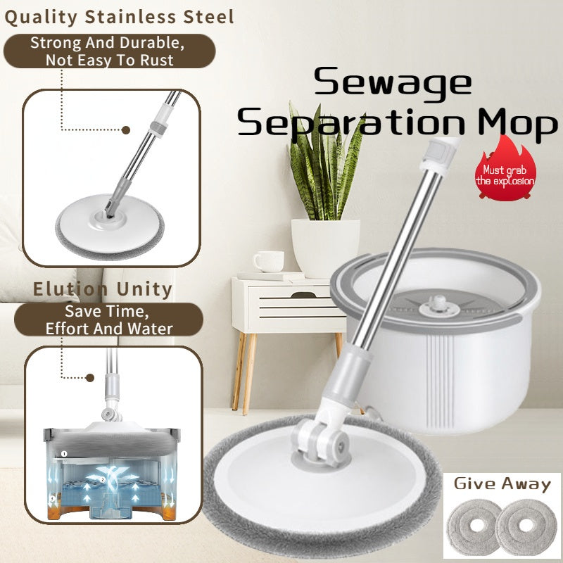 white spin easy mop