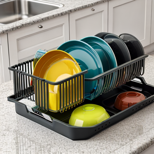 kitchen dish rack - Keep your kitchen organized with this stylish dish rack.