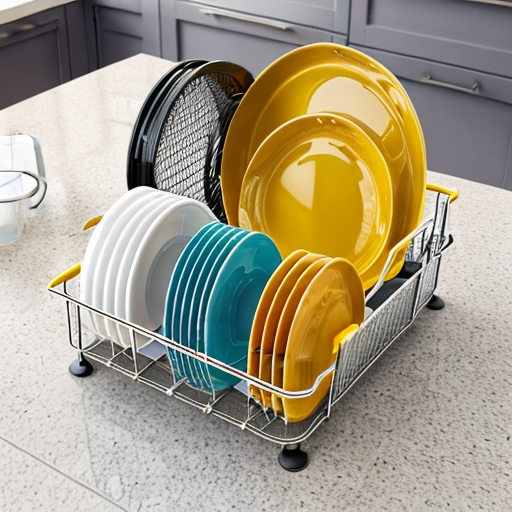 kitchen dish rack for organizing and drying dishes efficiently