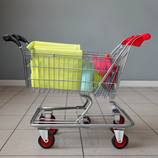 fabric shopping cart houseware shopping cart  Stylish fabric shopping cart for all your houseware needs.