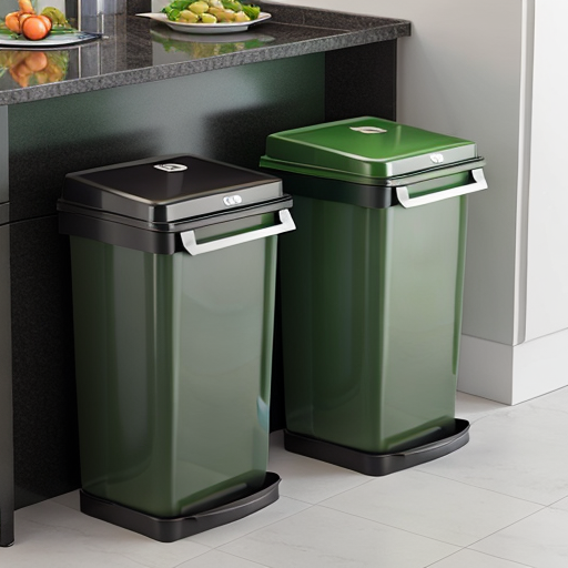 houseware garbage bin for home organization and waste disposal