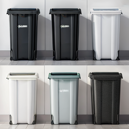 houseware garbage bin for waste management and organization