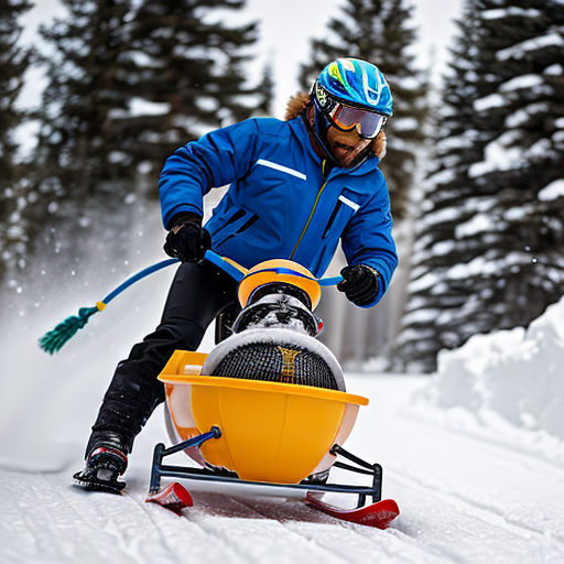 gracious living snow sled rider - sports sled rider snow sports