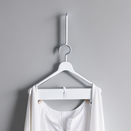 houseware hanger for organizing clothes and accessories on a white background