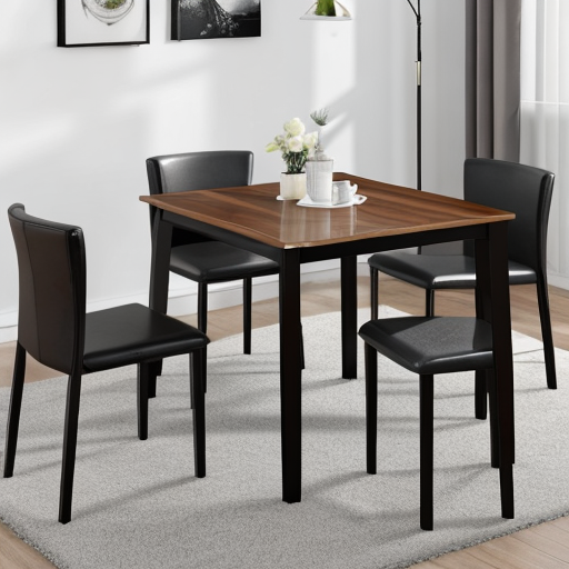 7 piece dining table set with modern design for your dining room furniture collection