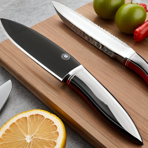 kitchen knife for cutting fruits and vegetables