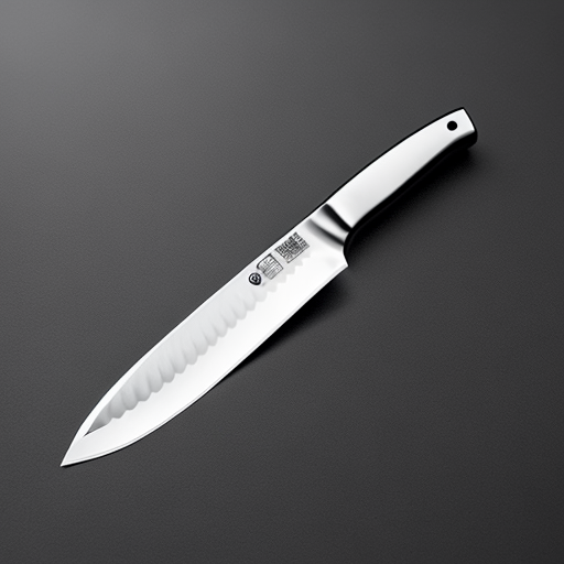kitchen knife - sharp stainless steel blade for precise slicing and dicing