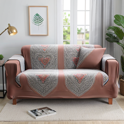 loveseat cover bed/sofa cover  Stylish loveseat cover for beds and sofas, perfect for adding a touch of elegance to your furniture.