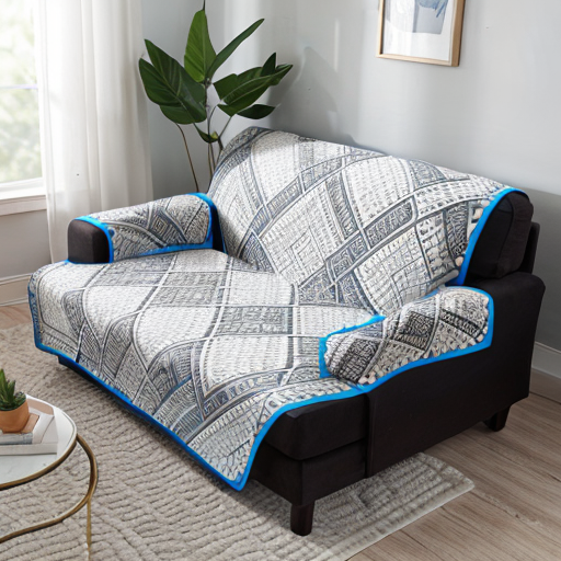 loveseat cover bed sofa cover  Stylish and durable loveseat cover for bed and sofa protection.