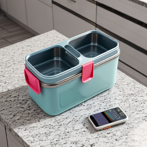 kitchen lunch box for storing and carrying meals on the go