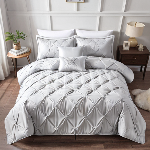 luxury 6pc comforter queen bed Bedspread