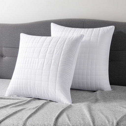 bed pillow standard quilted - Add a touch of luxury to your bedroom with this standard quilted pillow