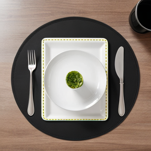 kitchen placemat with modern design for dining table