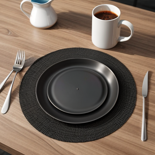 kitchen placemat for dining table in a stylish design