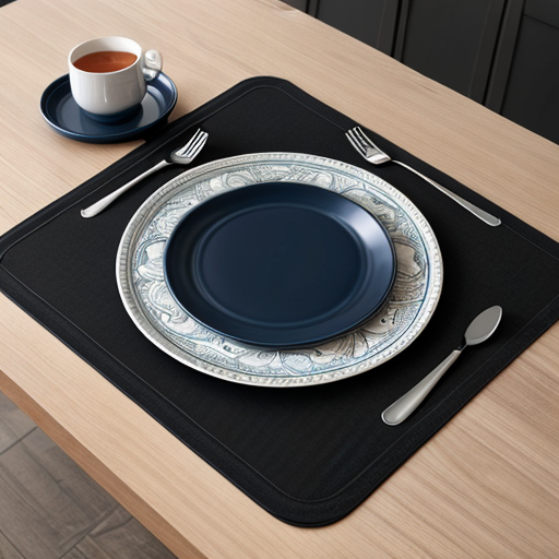 kitchen placemat for dining table - stylish and durable placemat for kitchen use