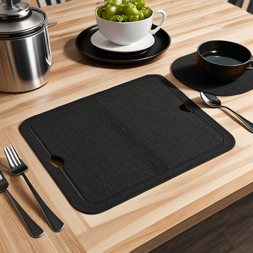kitchen placemat for dining table - set of 2 - stylish and durable - easy to clean - perfect addition to your kitchen decor