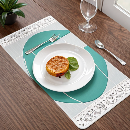 kitchen placemat for dining table - stylish and durable design
