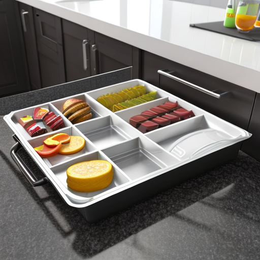 plastic tray for kitchen use