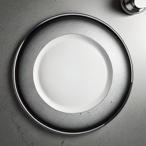 kitchen basin round plate alt text