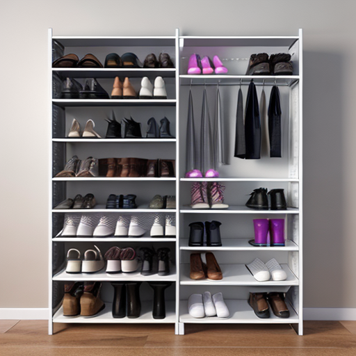 shoe organizer houseware cover  A stylish shoe organizer with a protective cover for your home organization needs.