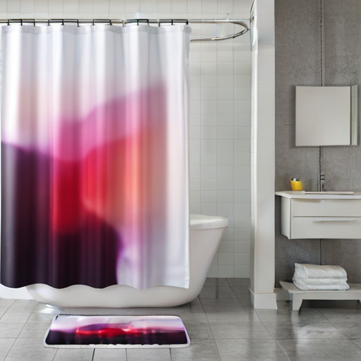 bath shower curtain  A stylish and functional shower curtain for your bathroom décor.