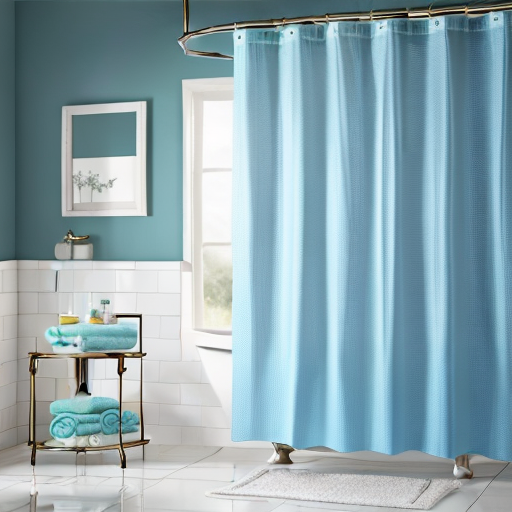 bath and shower curtain for a luxurious bathroom experience