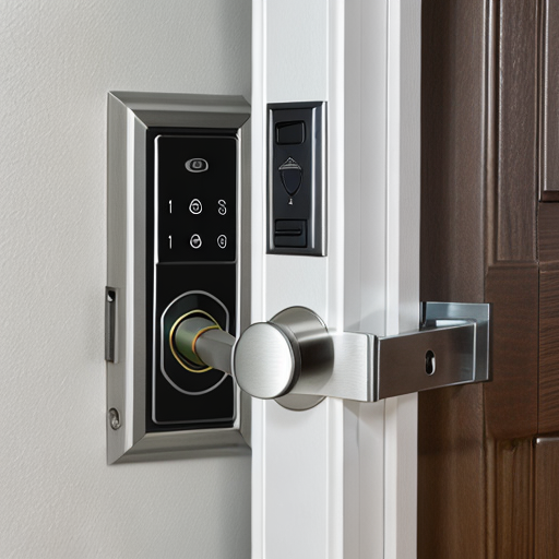 electronics lock door lock for increased security and convenience.