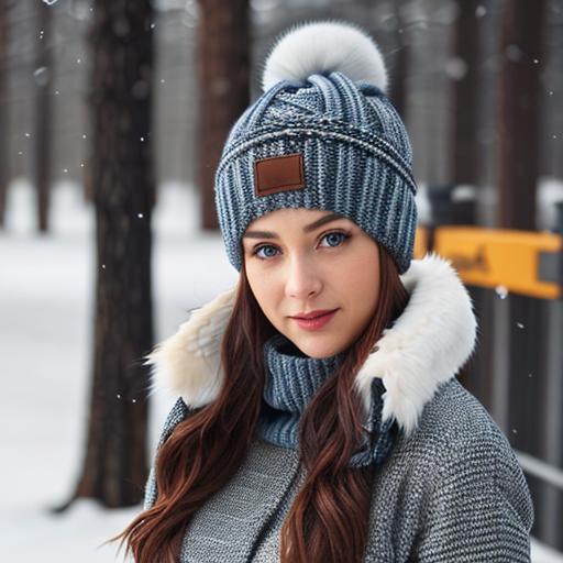 Winter hat for men and women - Stylish clothing accessory alt text