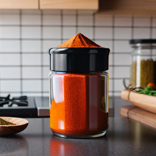 kitchen spice jar for storing spices