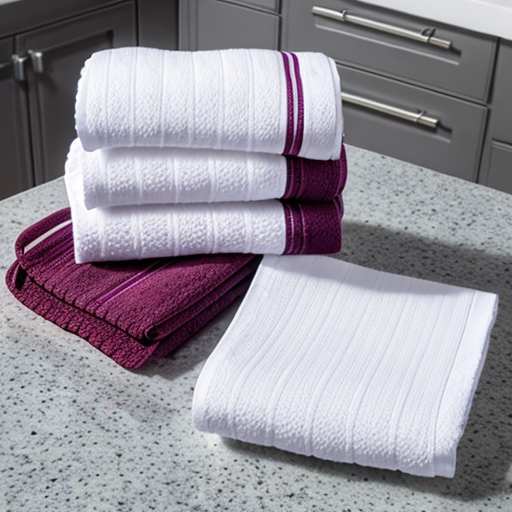 Kitchen tie hand towel with a stylish design perfect for drying dishes and hands in the kitchen - dishcloths.