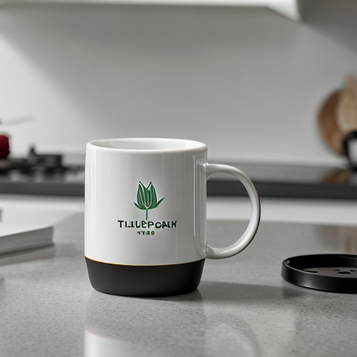 Small tulip mug for kitchen use.