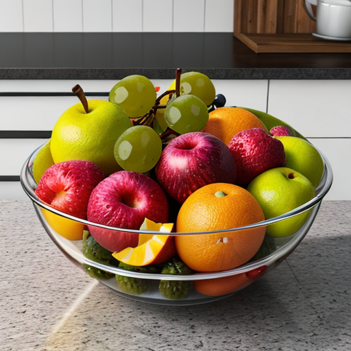 vk fruit bowl glassware kitchen product image alt text.