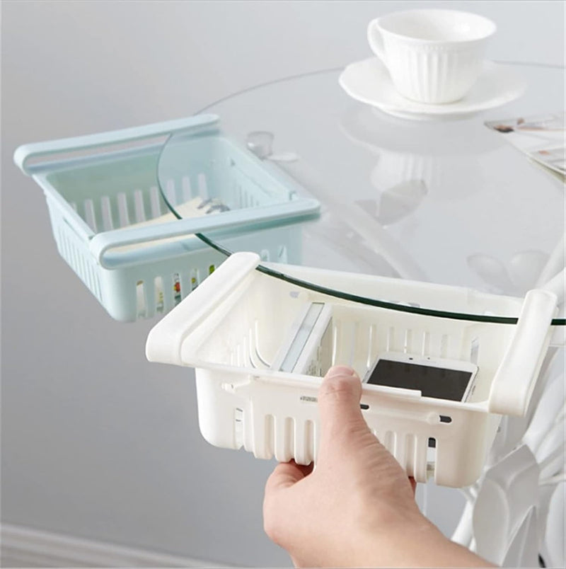 Adjustable Fridge Storage Rack Drawer Basket